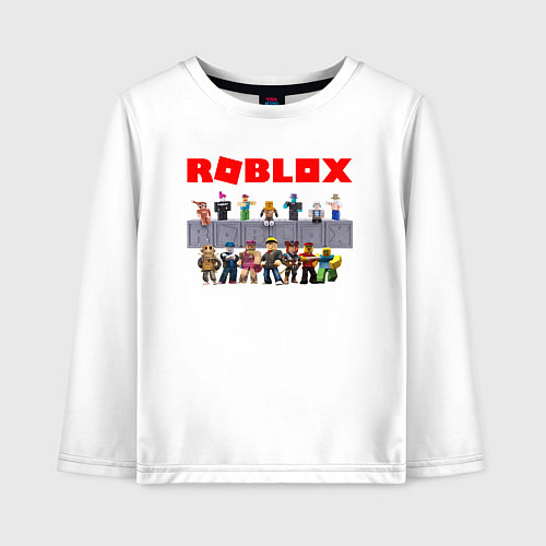 Детский лонгслив ROBLOX / Белый – фото 1