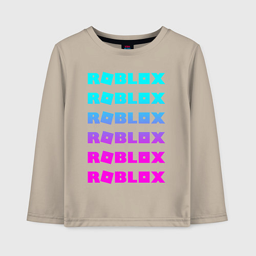 Детский лонгслив ROBLOX / Миндальный – фото 1
