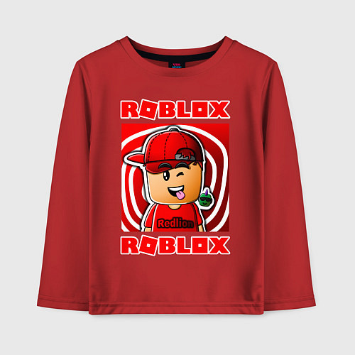 Детский лонгслив ROBLOX / Красный – фото 1