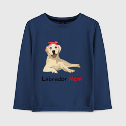 Детский лонгслив Labrador Mom
