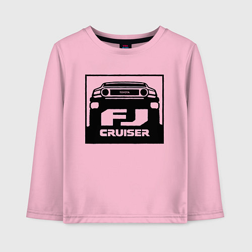 Детский лонгслив Toyota Cruiser / Светло-розовый – фото 1