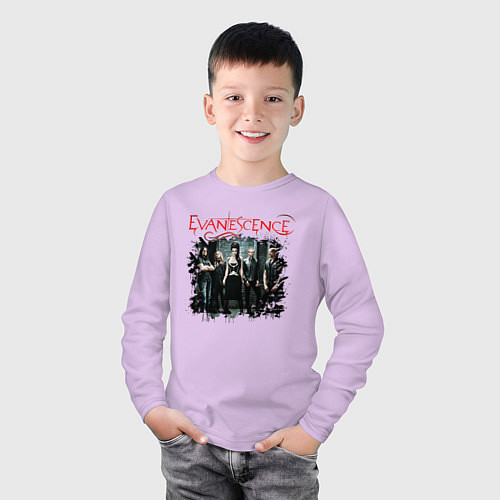Детский лонгслив Evanescence / Лаванда – фото 3