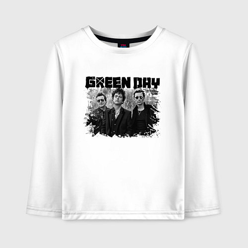 Детский лонгслив GreenDay / Белый – фото 1