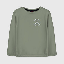 Лонгслив хлопковый детский MERCEDES-BENZ, цвет: авокадо