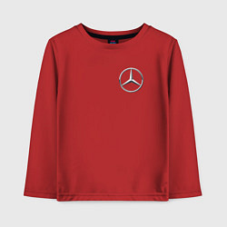 Лонгслив хлопковый детский MERCEDES-BENZ, цвет: красный