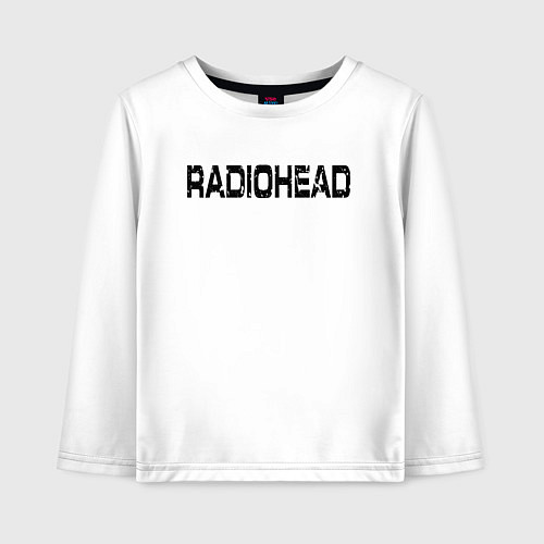 Детский лонгслив Radiohead / Белый – фото 1