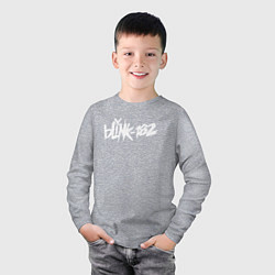 Лонгслив хлопковый детский Blink 182, цвет: меланж — фото 2