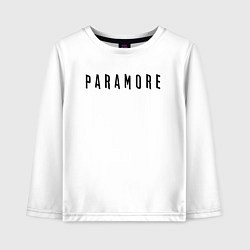 Лонгслив хлопковый детский Paramore, цвет: белый