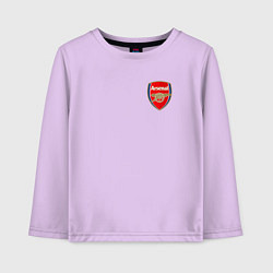 Лонгслив хлопковый детский АРСЕНАЛ, цвет: лаванда
