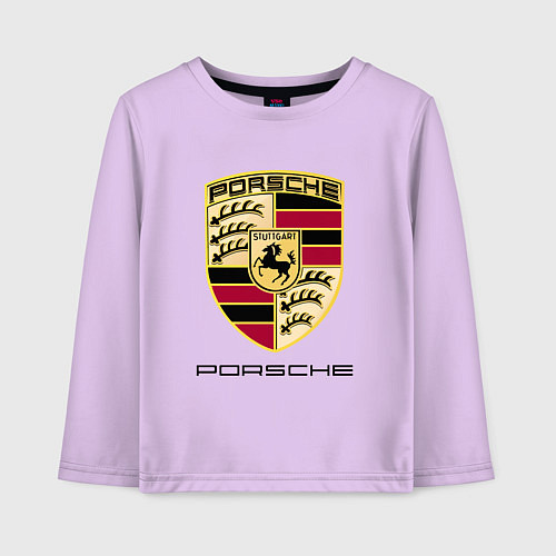 Детский лонгслив PORSCHE / Лаванда – фото 1