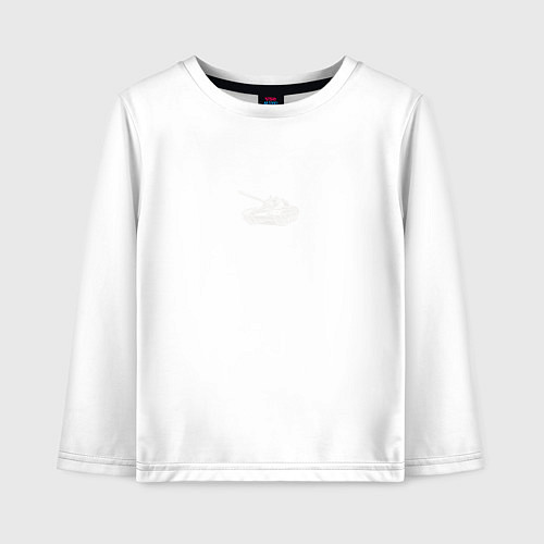 Детский лонгслив НАГИБАТОР / Белый – фото 1