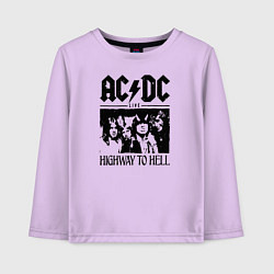 Детский лонгслив ACDC highway to hell