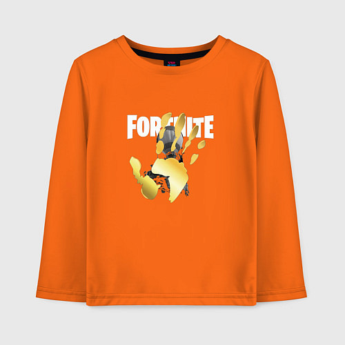 Детский лонгслив Fortnite / Оранжевый – фото 1