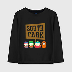 Лонгслив хлопковый детский South Park цвета черный — фото 1