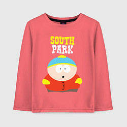 Лонгслив хлопковый детский SOUTH PARK, цвет: коралловый