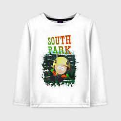 Лонгслив хлопковый детский South Park, цвет: белый