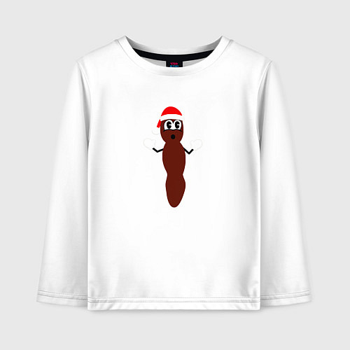 Детский лонгслив South Park Мистер Хэнки / Белый – фото 1