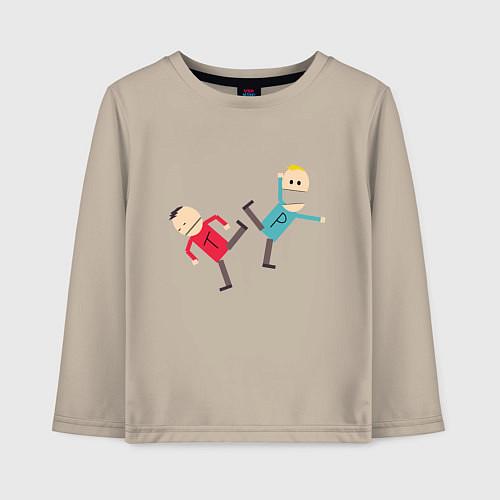 Детский лонгслив South Park Терренс и Филлип / Миндальный – фото 1