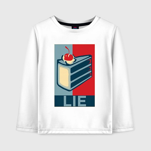 Детский лонгслив PORTAL / Белый – фото 1
