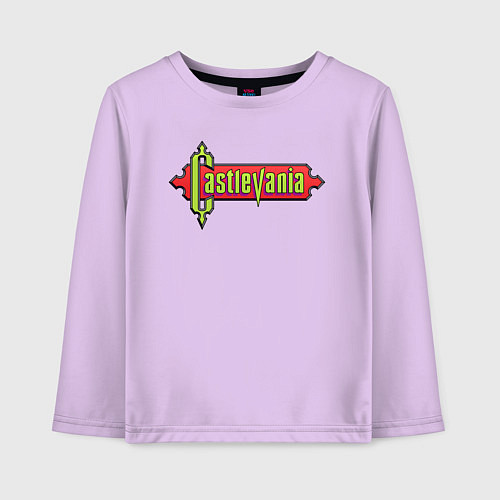 Детский лонгслив Castlevania / Лаванда – фото 1