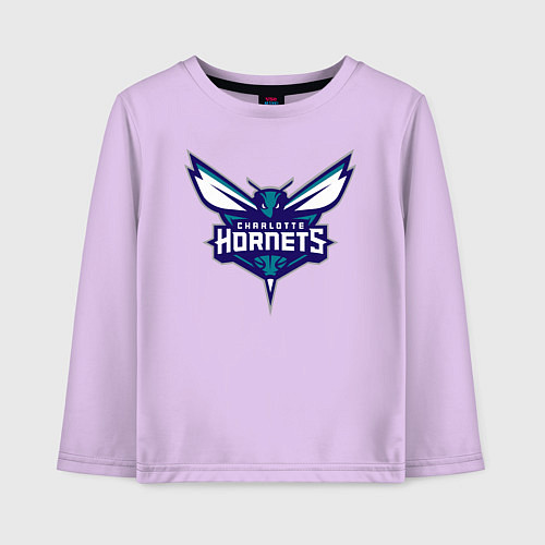Детский лонгслив Charlotte Hornets 1 / Лаванда – фото 1