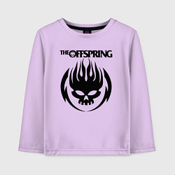 Лонгслив хлопковый детский THE OFFSPRING, цвет: лаванда