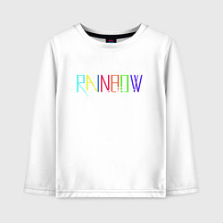 Детский лонгслив Rainbow