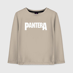 Лонгслив хлопковый детский PANTERA, цвет: миндальный