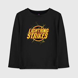 Детский лонгслив Lightning Strikes