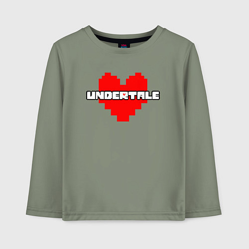 Детский лонгслив UNDERTALE / Авокадо – фото 1