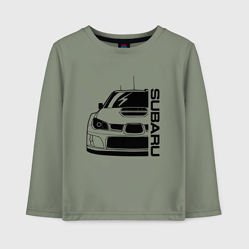Детский лонгслив SUBARU Z / Авокадо – фото 1