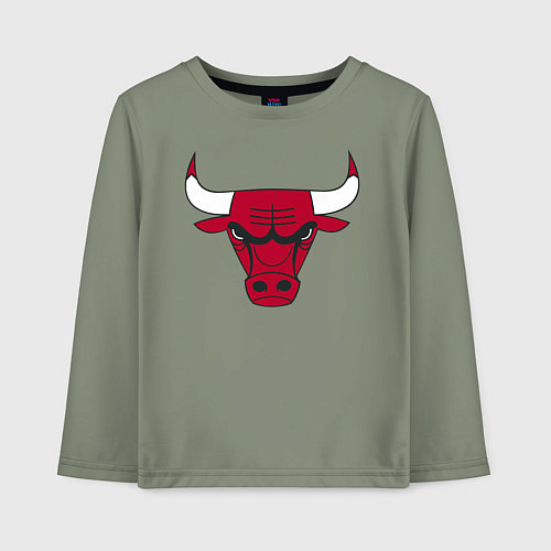 Детский лонгслив Chicago Bulls / Авокадо – фото 1