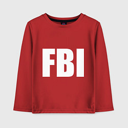 Детский лонгслив FBI