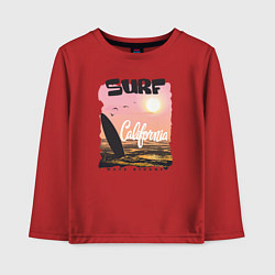 Детский лонгслив Surf California