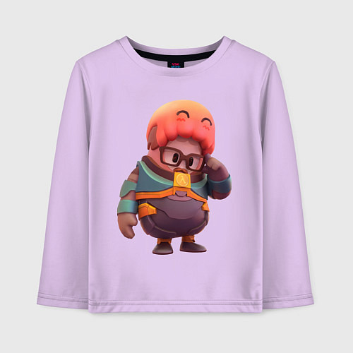 Детский лонгслив Fall Guys Gordon Freeman / Лаванда – фото 1