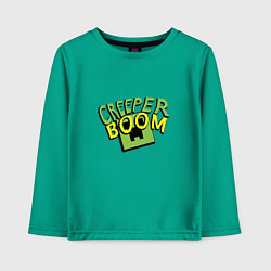 Детский лонгслив Creeper Boom