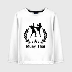 Детский лонгслив Muay Thai: High Kick