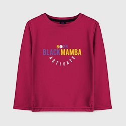 Детский лонгслив Black Mamba