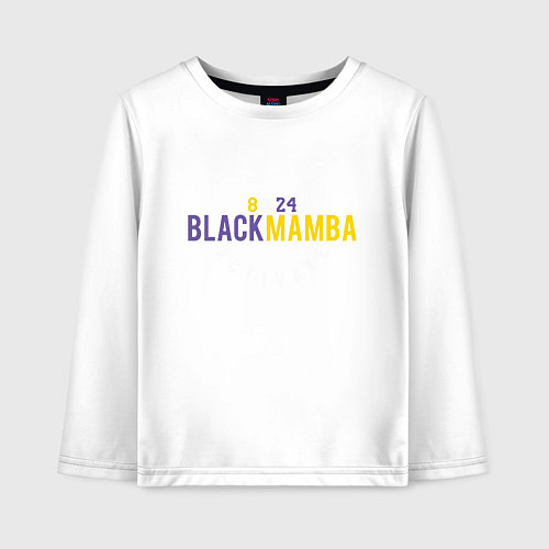 Детский лонгслив Black Mamba / Белый – фото 1