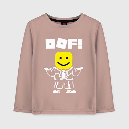 Детский лонгслив ROBLOX / Пыльно-розовый – фото 1