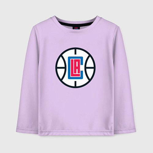 Детский лонгслив Los Angeles Clippers / Лаванда – фото 1