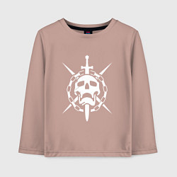 Лонгслив хлопковый детский DESTINY 2, цвет: пыльно-розовый
