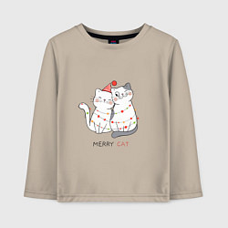 Детский лонгслив Merry Cat