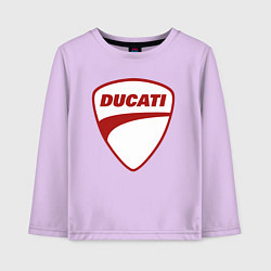 Детский лонгслив Ducati Logo Дукати Лого Z