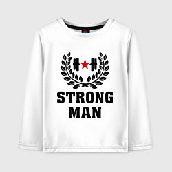 Детский лонгслив Strong man