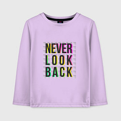 Лонгслив хлопковый детский Design by Levin, цвет: лаванда