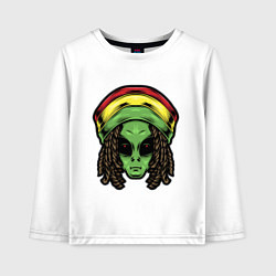 Детский лонгслив Reggae alien