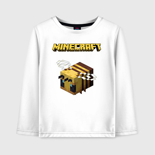 Детский лонгслив Minecraft / Белый – фото 1