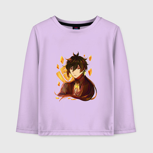 Детский лонгслив Чжун Ли / Лаванда – фото 1