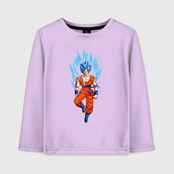 Лонгслив хлопковый детский Dragon Ball Z, цвет: лаванда